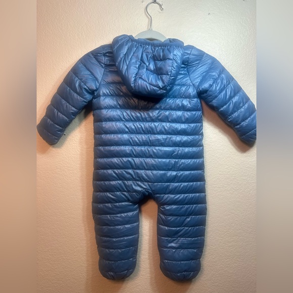 Primary Unisex Hooded Baby Blue Puffer Suit Size 18-24M - Picture 4 of 5